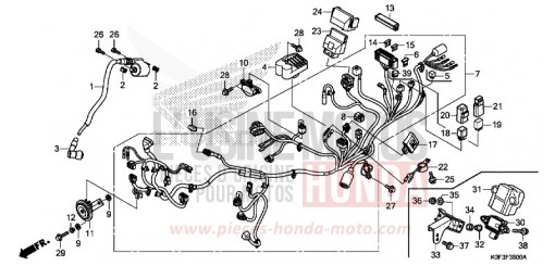 FAISCEAU DES FILS Z125MAK de 2019